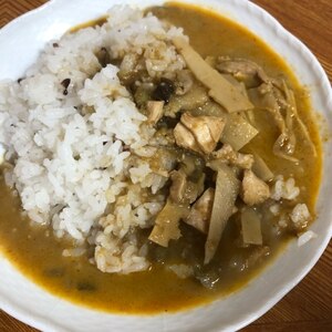 簡単グリーンタイカレー